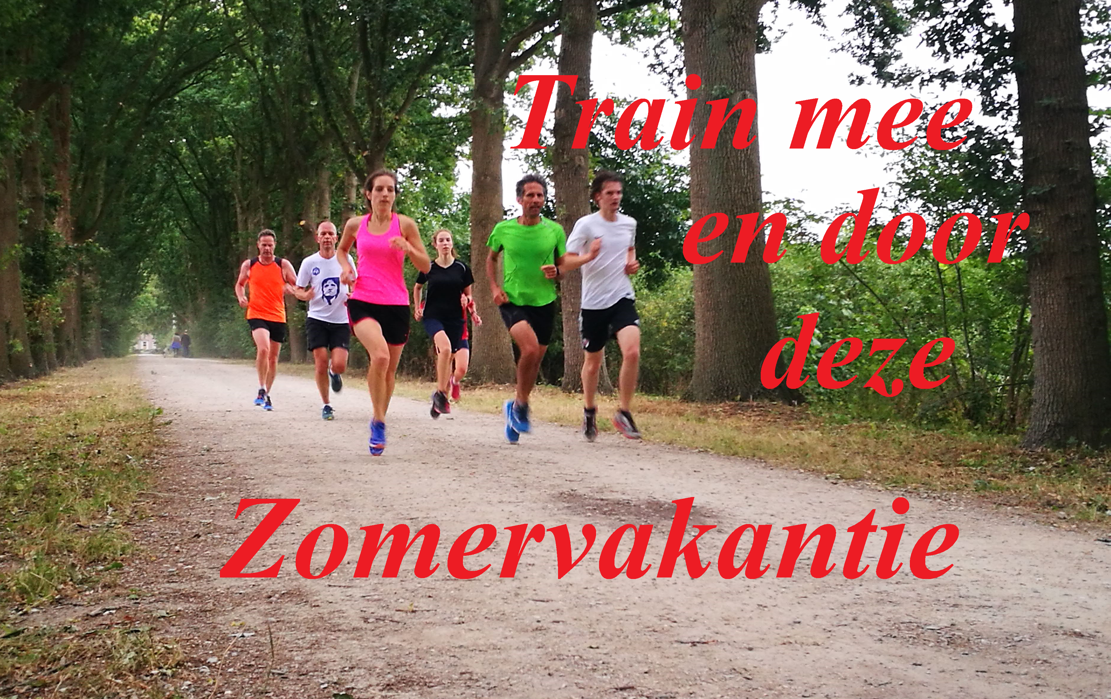 Trainingen gaan door in de zomervakantie